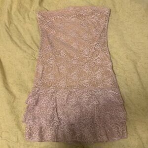 Edikted Scarlet Strapless Dress NWOT